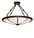 24"W Commerce Semi-Flushmount