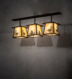 48"L Stillwater Mountain Pine 3 Lt Island/Billiard Pendant