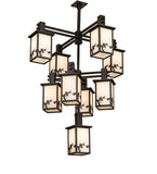 40"W Hyde Park Apple Branch 9 Lt Chandelier