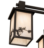 40"W Hyde Park Apple Branch 9 Lt Chandelier