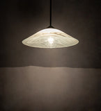 20"W Metro Blanco Swirl Pendant
