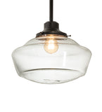 16"W Revival Schoolhouse W/Traditional Globe Pendant