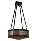18"W Pomona Mission Semi-Flushmount