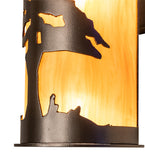 5.5"W Tall Pines Outdoor Wall Sconce