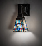 5"W Prairie Wheat Wall Sconce