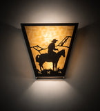 13"W Cowboy Wall Sconce