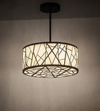 24"W Cilindro Rich Pendant