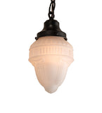5" Wide Revival Schoolhouse W/Colonnade Globe Pendant