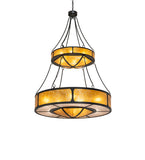 46"W Kleba Two Tier Pendant