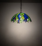 22"W Tiffany Honey Locust Pendant