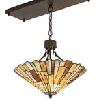 84"L Delta Jadestone 3 Lt Island Pendant