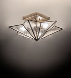 16"W Star Semi-Flushmount