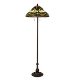 60"H Tiffany Dragonfly Floor Lamp