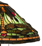 60"H Tiffany Dragonfly Floor Lamp