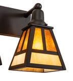 24"W "T" Mission 3 L Vanity Light