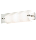 24"W Quadrato Fluted Vanity Light