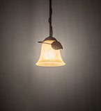 7"W Leaf Mini Pendant