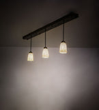 72"L Terra Bone 3 Lt Island Pendant