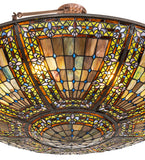 40"W Fleur-de-lis Semi-Flushmount