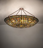 40"W Fleur-de-lis Semi-Flushmount