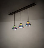 56"L Tiffany Hanginghead Dragonfly 3 Lt Island Pendant