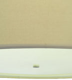 48"W Cilindro Natural Textrene Pendant