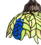 8"W Tiffany Honey Locust Mini Pendant