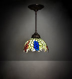 8"W Tiffany Honey Locust Mini Pendant