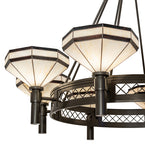 60"W Topridge 8 Lt Chandelier