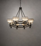60"W Topridge 8 Lt Chandelier