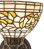 8"W Tiffany Turning Leaf Wall Sconce
