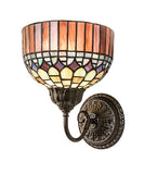 8"W Tiffany Candice Wall Sconce
