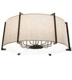 42"W Cilindro Structure Semi-Flushmount