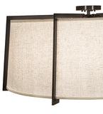 42"W Cilindro Structure Semi-Flushmount