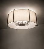 42"W Cilindro Structure Semi-Flushmount