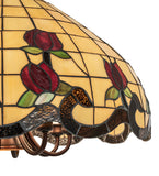 23"W Roseborder Pendant