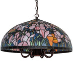 22"W Tiffany Magnolia Pendant