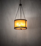 22"W Smythe Craftsman Inverted Pendant