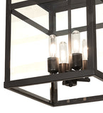 15"Sq Quadrato 4 Lt Semi-Flushmount