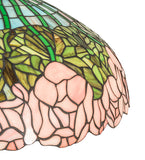 22"W Cabbage Rose Pendant