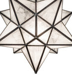 12"W Moravian Star Pendant
