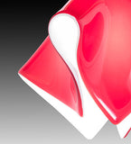 8"W Handkerchief Red Opal Pendant