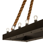 60"L Quadrato Alva 16 Lt Rope Pendant