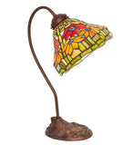 18"H Poinsettia Desk Lamp