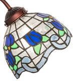 18"H Roseborder Desk Lamp