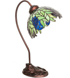 18"H Tiffany Honey Locust Desk Lamp