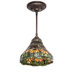 8"W Poinsettia Mini Pendant