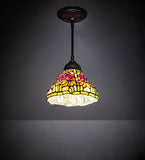 8"W Poinsettia Mini Pendant