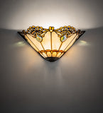 16"W Shell with Jewels Wall Sconce