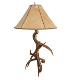 34"H Antlers Elk & Mule Deer Table Lamp